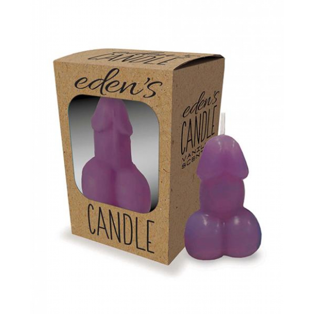 Eden's Penis Candle - Vanilla Purple