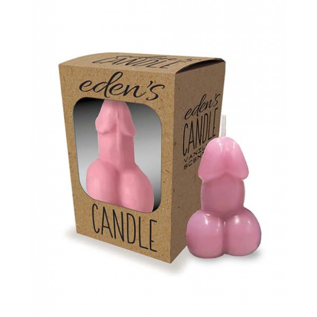 Eden's Sensual Penis Candle: Rose & Vanilla