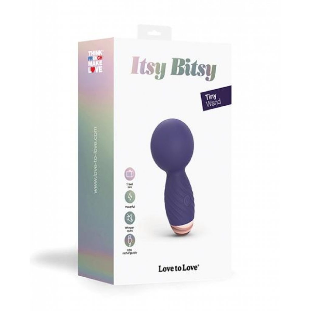 Love To Love Itsy Bitsy Mini Wand - Midnight Indigo