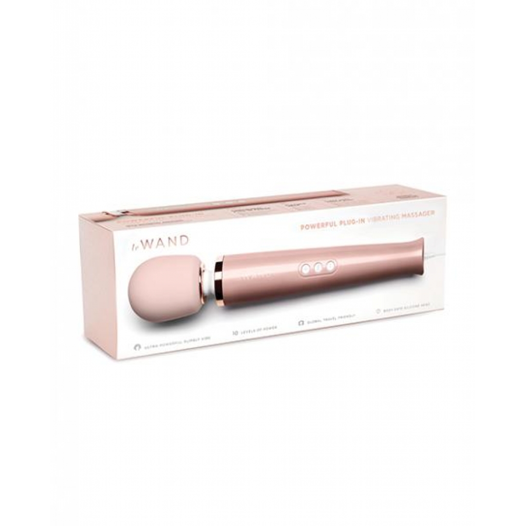 Le Wand Powerful Plug-in Vibrating Massager - Rose Gold