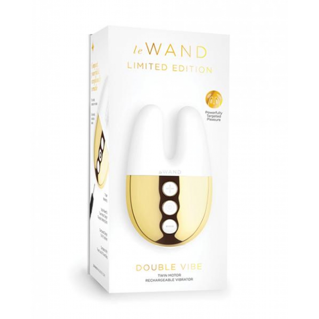 Le Wand Double Vibe - White Gold