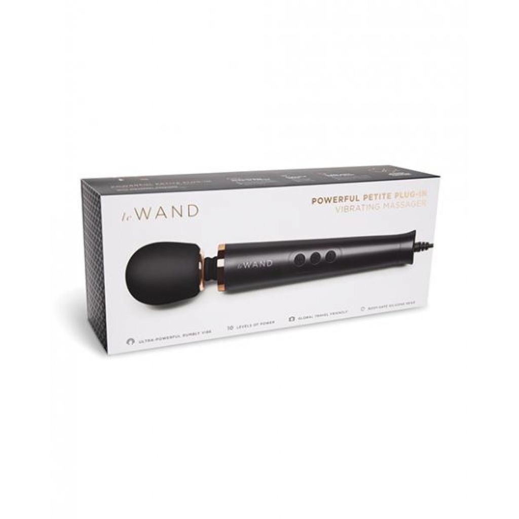 Le Wand Powerful Petite Rechargeable Massager - Black