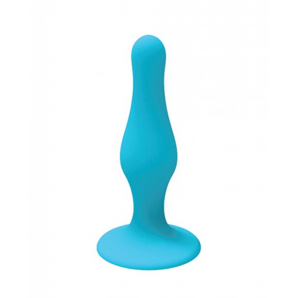 Nobu Rainbow Large Silicone Plug - Blue