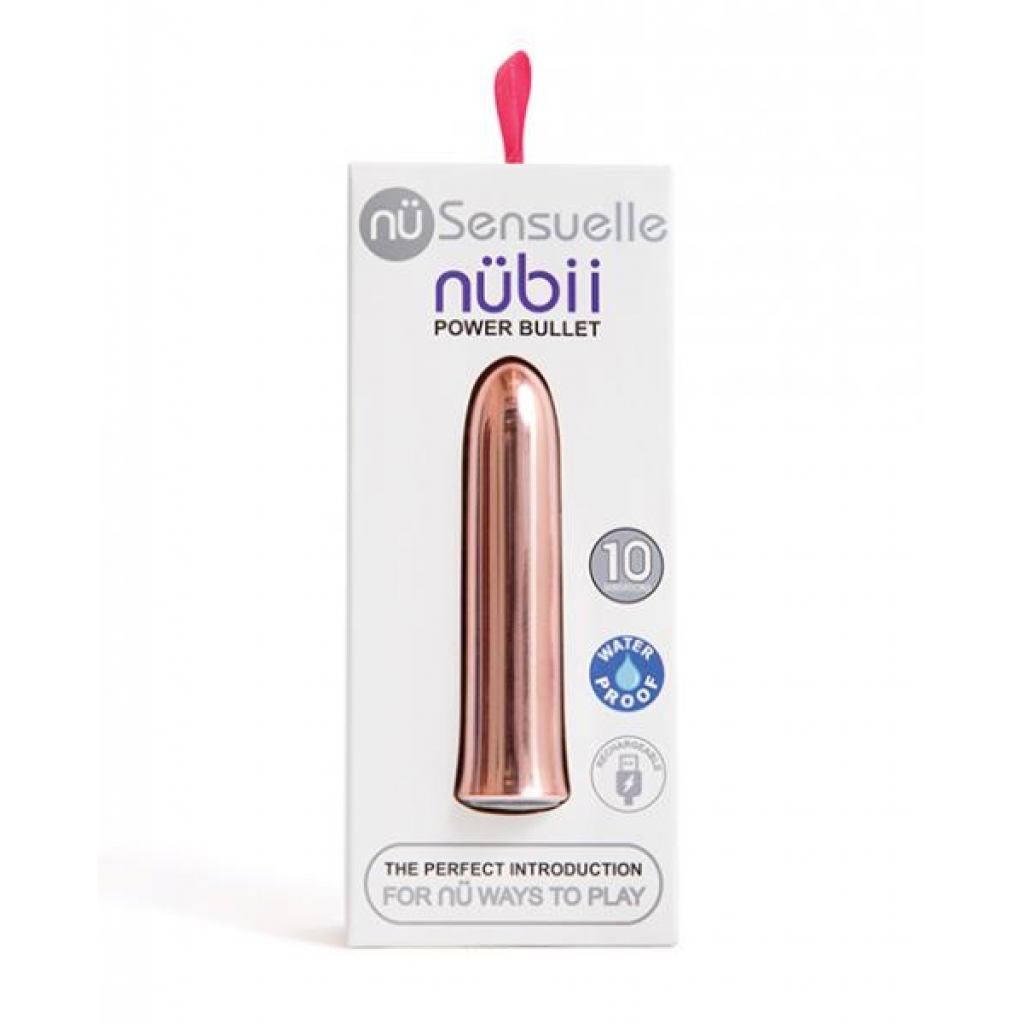 Nu Sensuelle Nubii 15 Function Bullet - Rose Gold