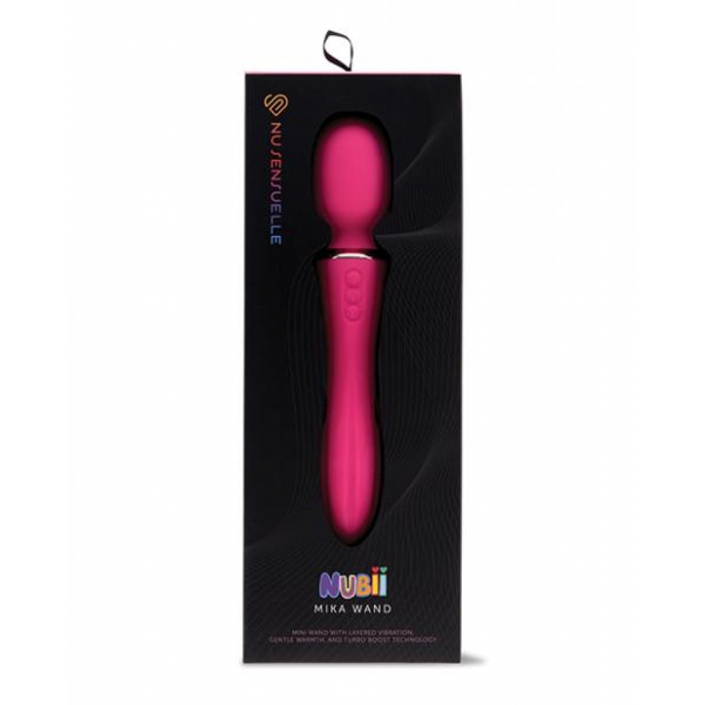 Nu Sensuelle Nubii Mika Heating Mini Wand - Dual Functionality