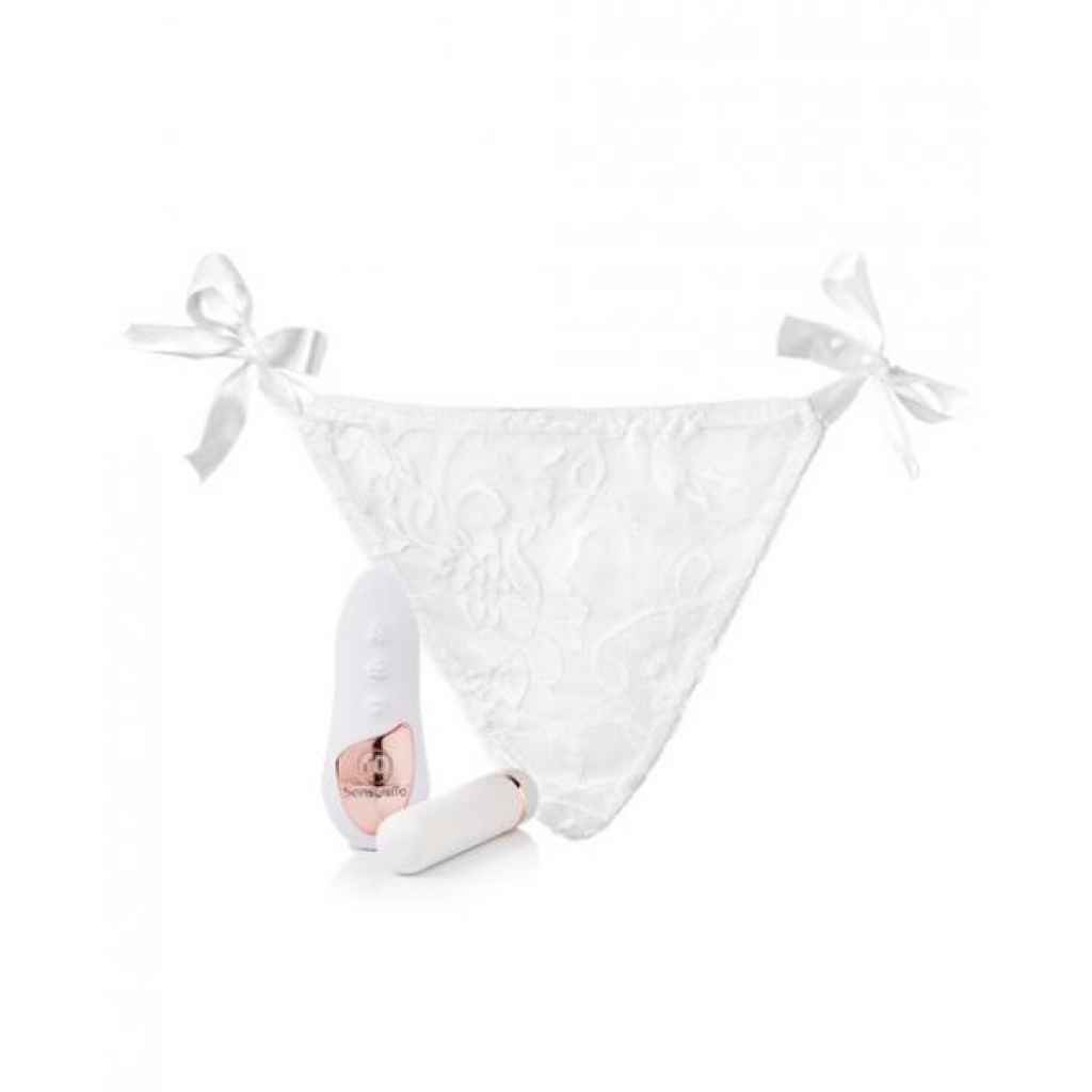 Sensuelle Pleasure Panty Bullet Remote Control White