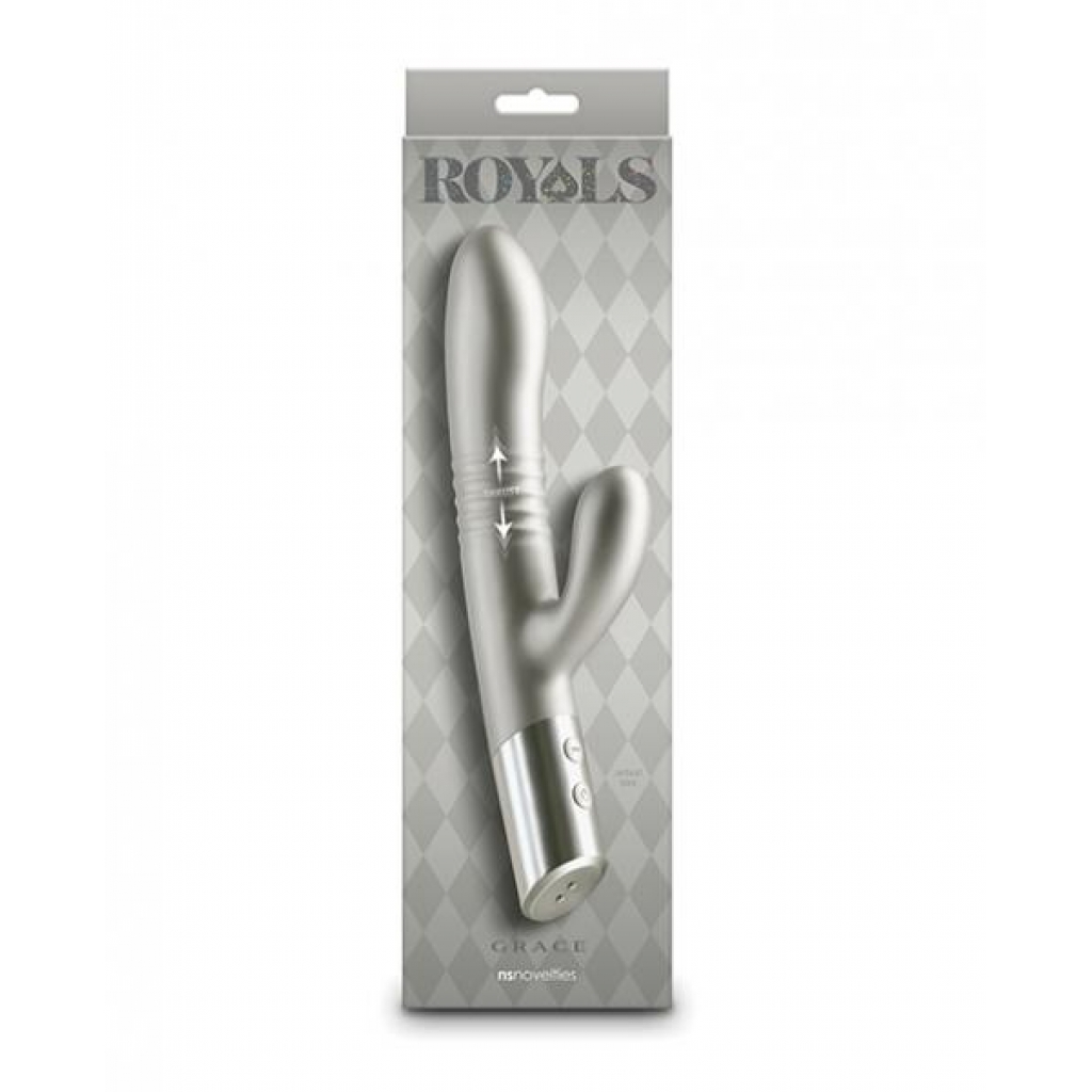 Royals Grace - Platinum Metallic Champagne Vibrator