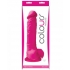 Colours Pleasures 8 inches Silicone Dildo - Pink