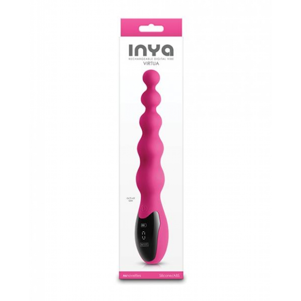 Inya Virtua Digital Beaded Anal Vibrator - Pink