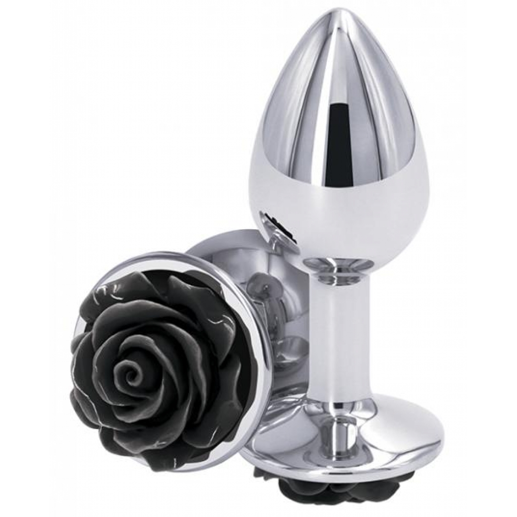 Rear Assets Small - Black Rose Anal Toy