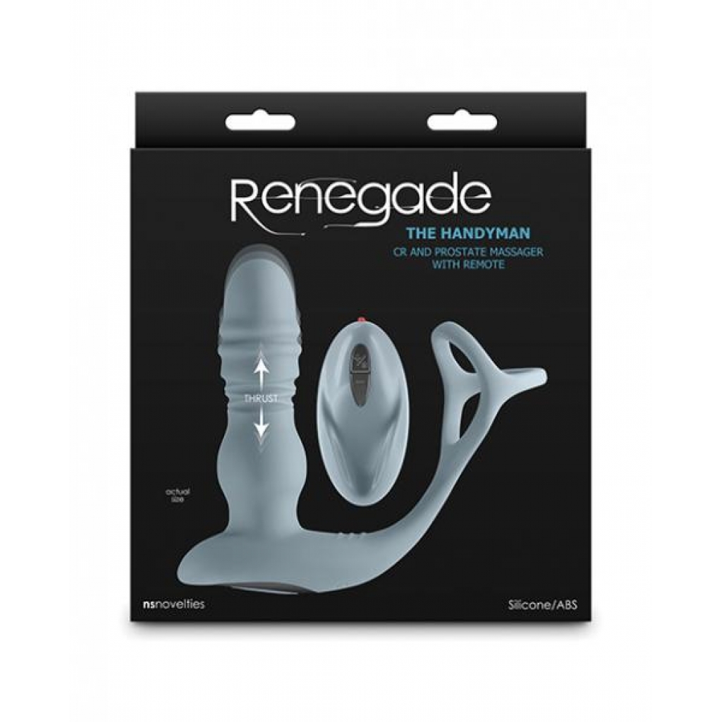 Renegade The Handyman Prostate Massager - Gray