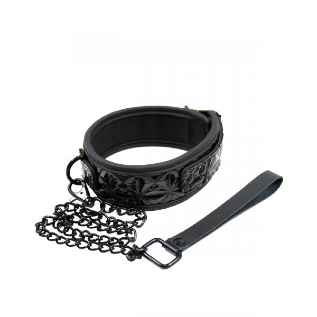 Sinful Black Collar - Stylish Kink Accessory