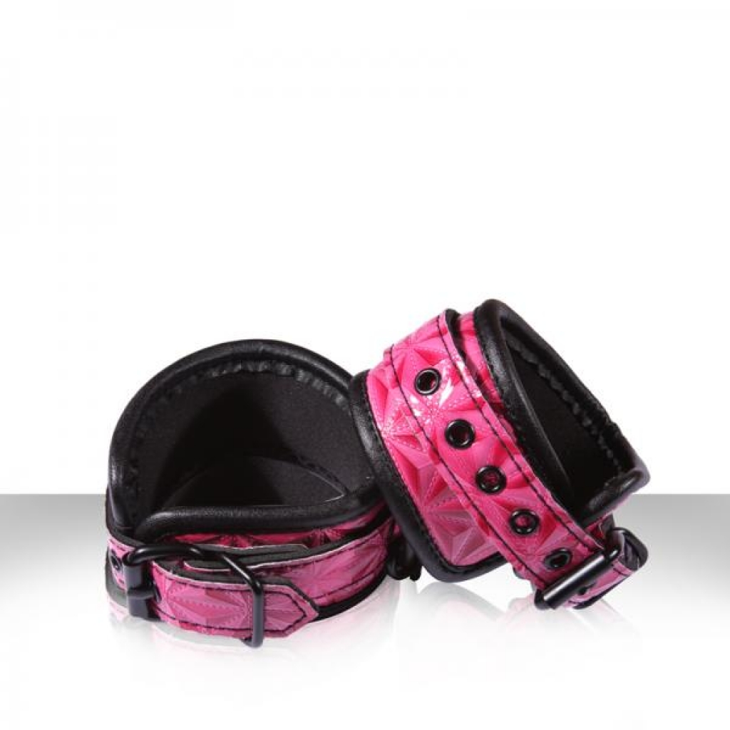 Sinful Wrist Cuffs - Pink