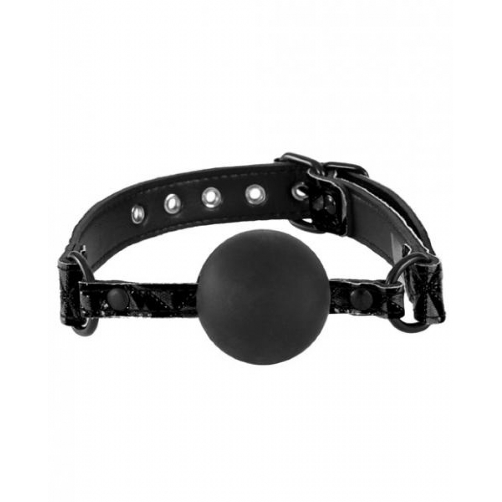 Sinful Soft Silicone Gag - O/S Black