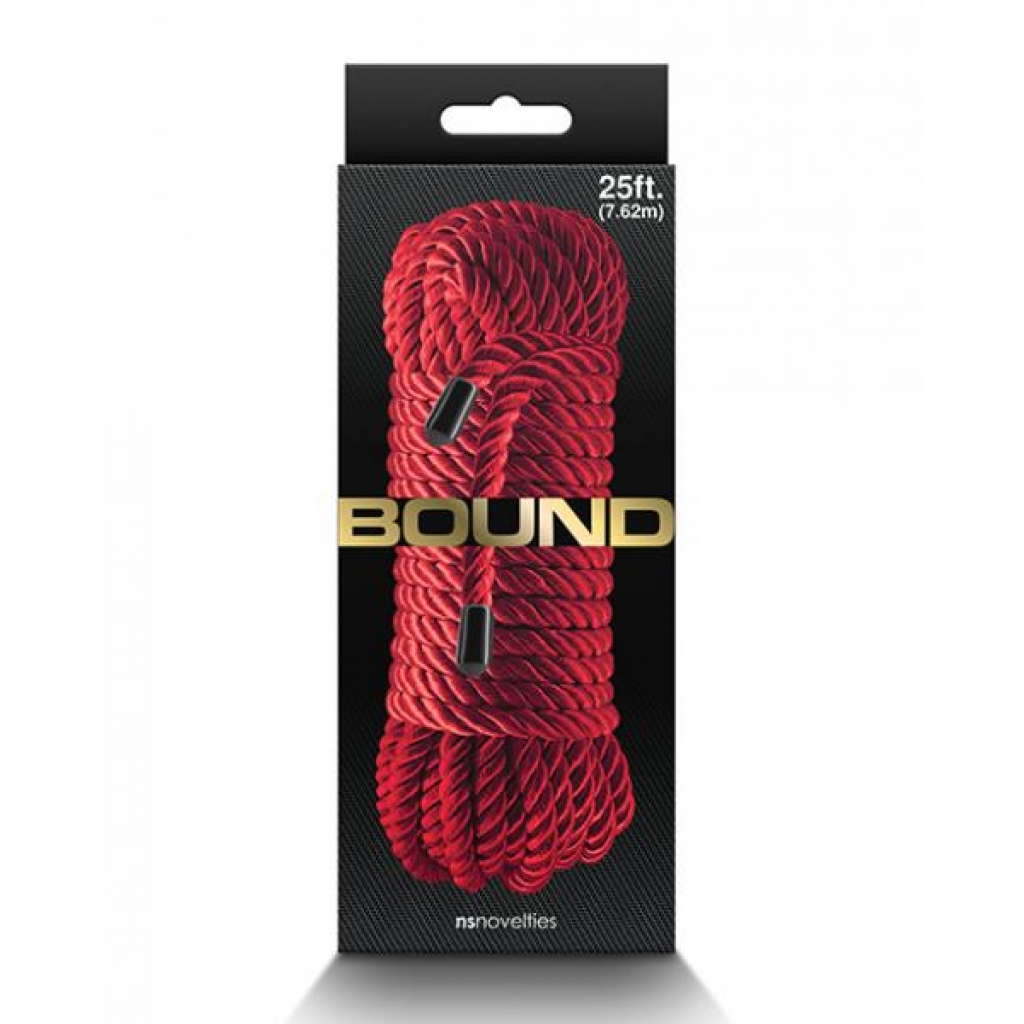 Bound Red Rope - 25 Feet