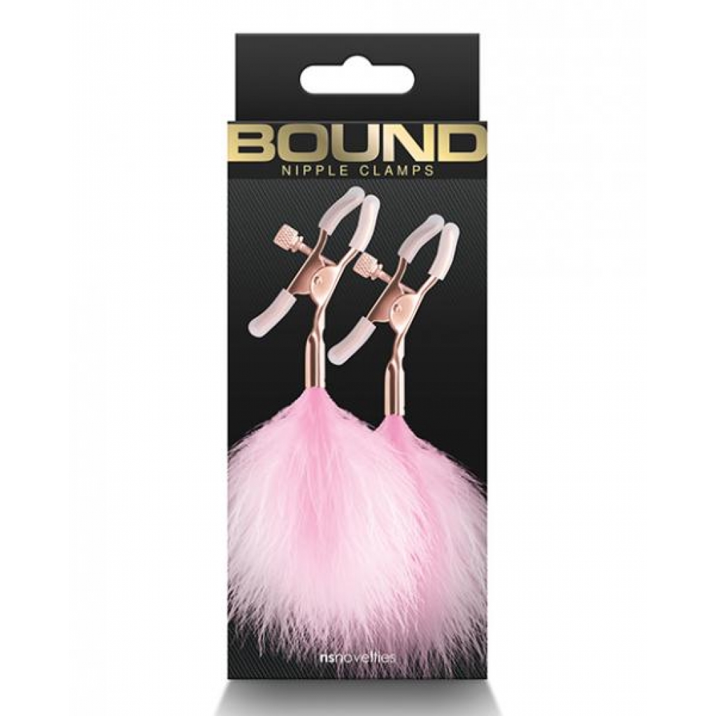 Bound F1 Nipple Clamps - Pink