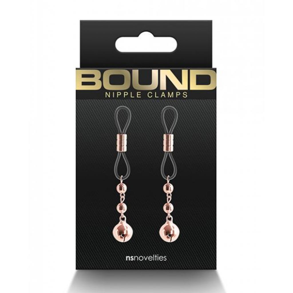 Bound D1 Nipple Clamps - Rose Gold