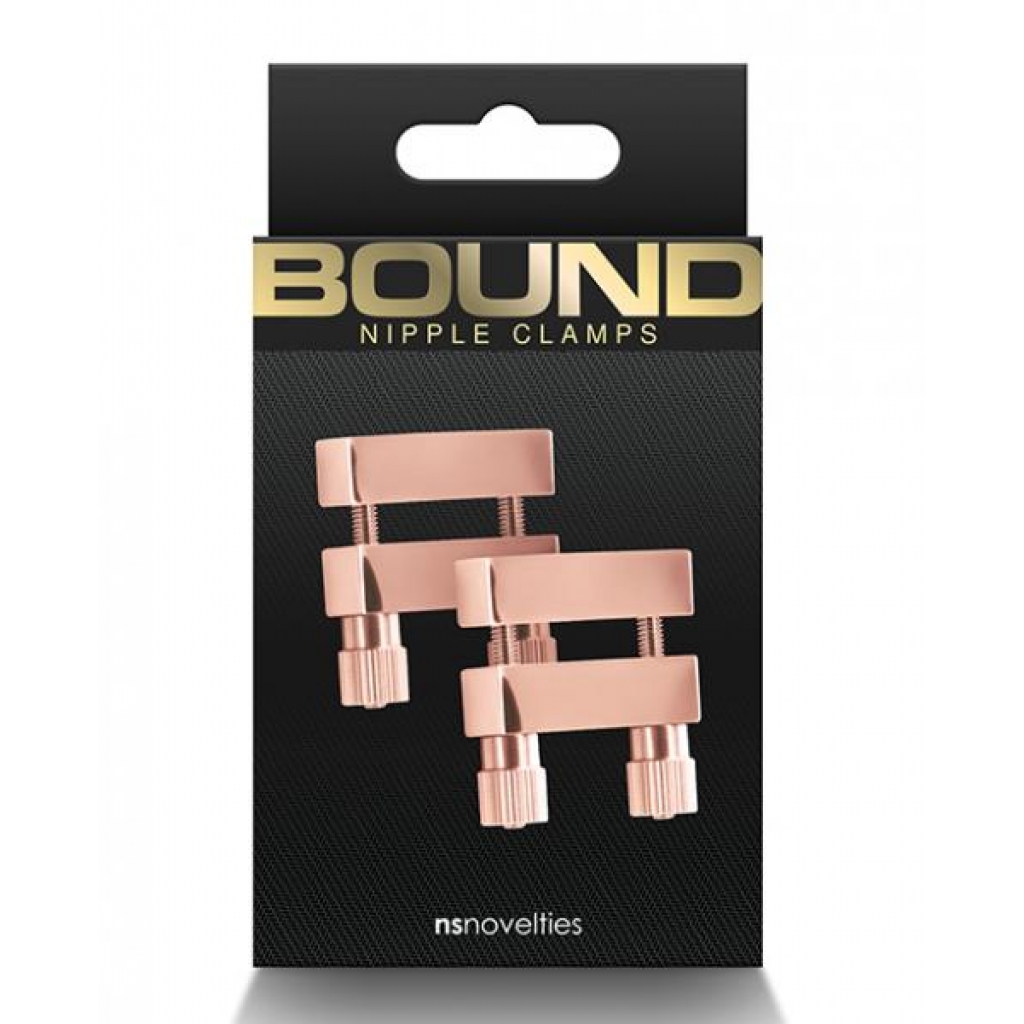 Bound V1 Nipple Clamps - Rose Gold