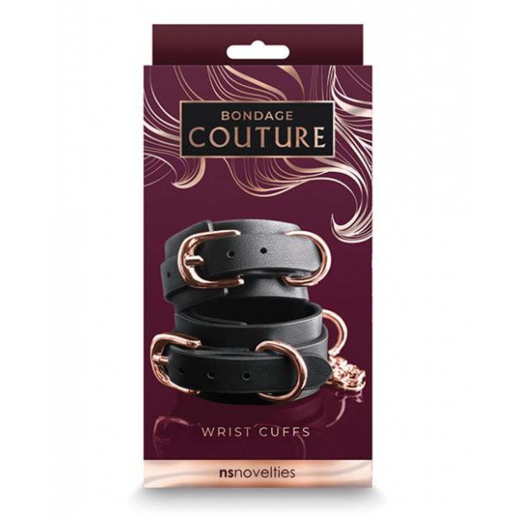 Bondage Couture Wrist Cuffs for Sensual Restraint