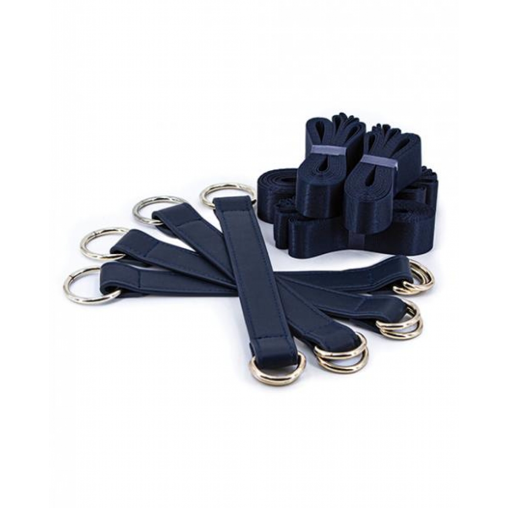 Bondage Couture Tie Down Straps - Blue