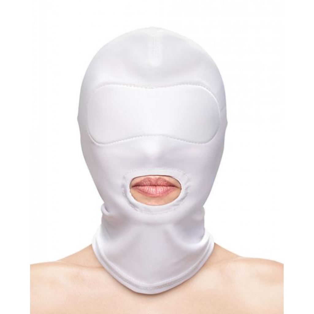 Fetish & Fashion Mouth Hood - White