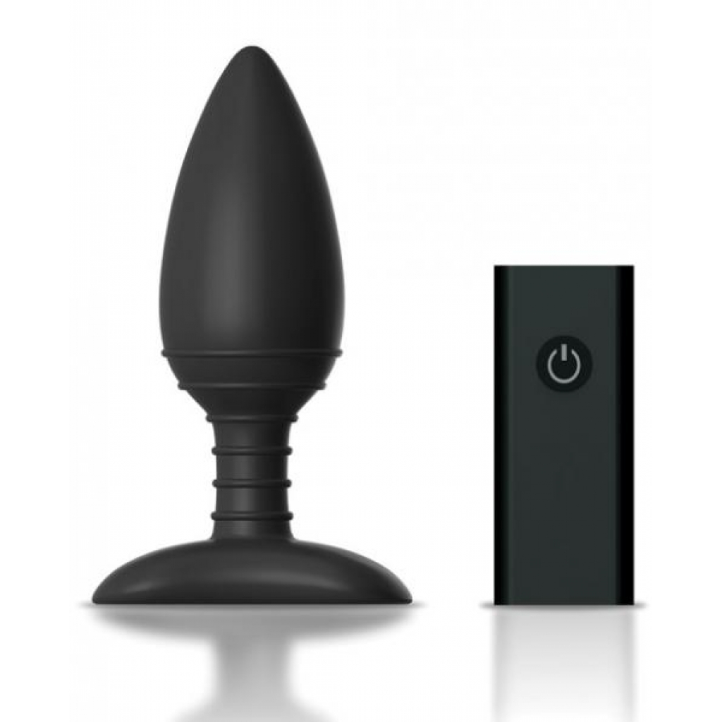 Nexus Ace Remote Control Large Butt Plug - Black