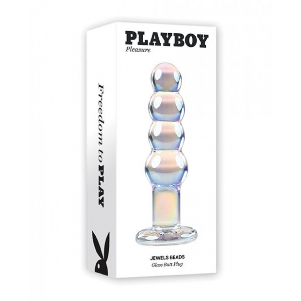 Playboy Pleasure Jewels Beads Anal Plug - Elegant Design