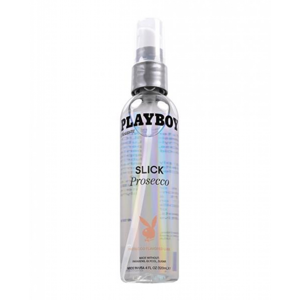 Playboy Pleasure Slick 4 Oz Prosecco Lubricant