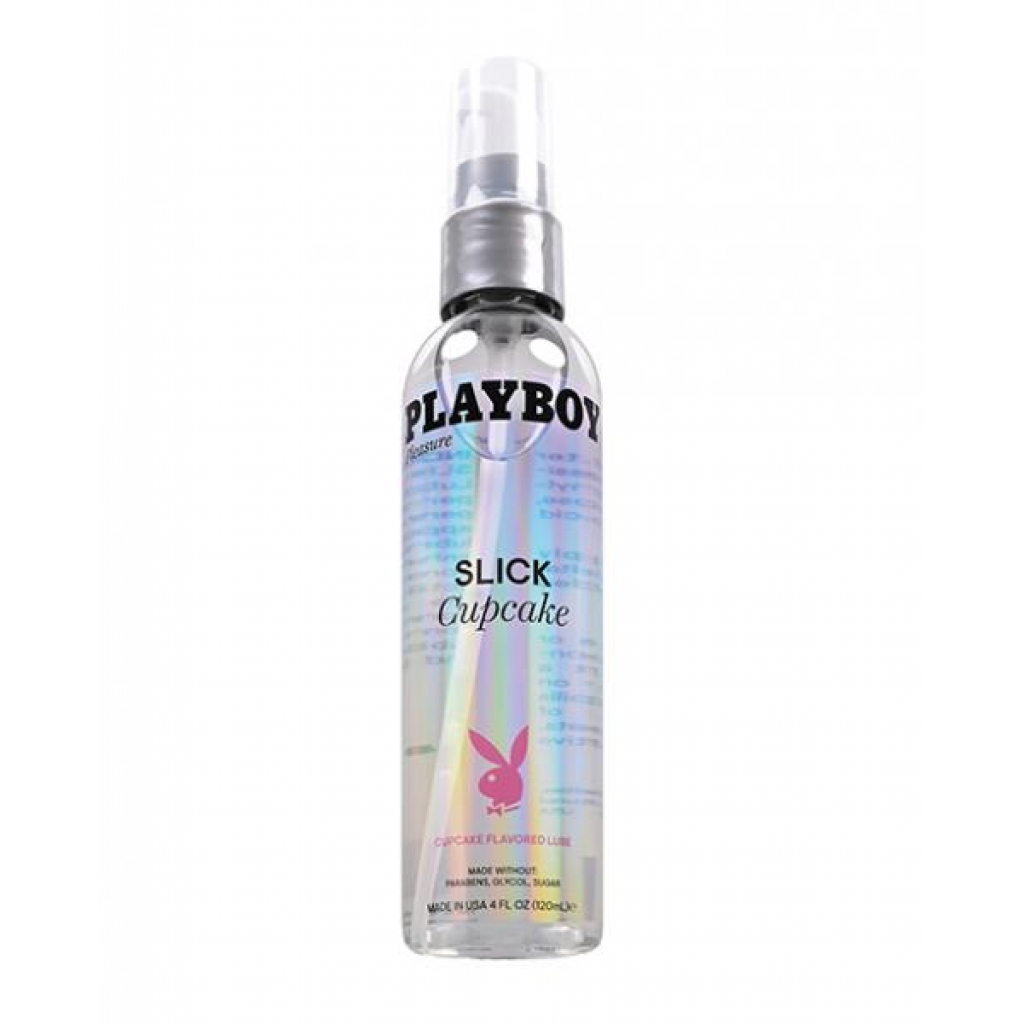 Playboy Pleasure Slick Lubricant - 4 Oz - Cupcake Flavor