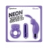 Neon Vibrating Couples Kit Purple