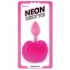 Neon Bunny Tail Plug - Pink