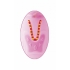 Remote-Controlled Thrusting Rabbit Pearl Vibrator - Pink