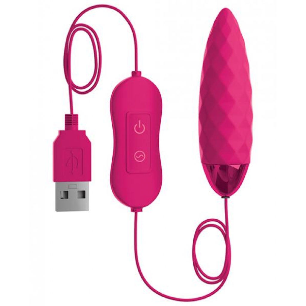 OMG! FUN USB Powered Bullet Vibrator Fuchsia