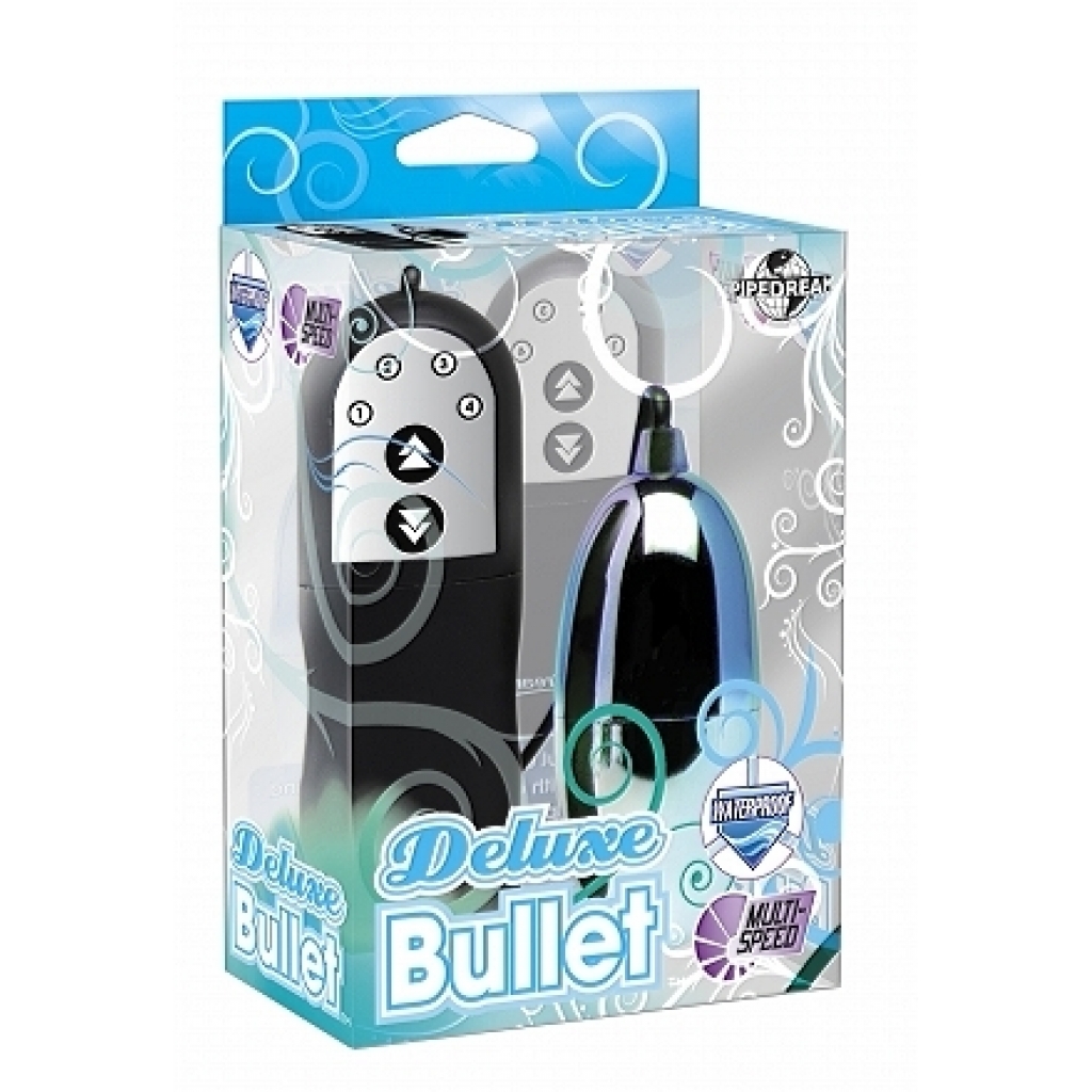 Deluxe Bullet Waterproof Vibe - Multi Speed Blue