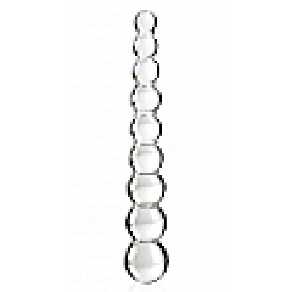 Icicles No 2 Glass Anal Beads - Clear