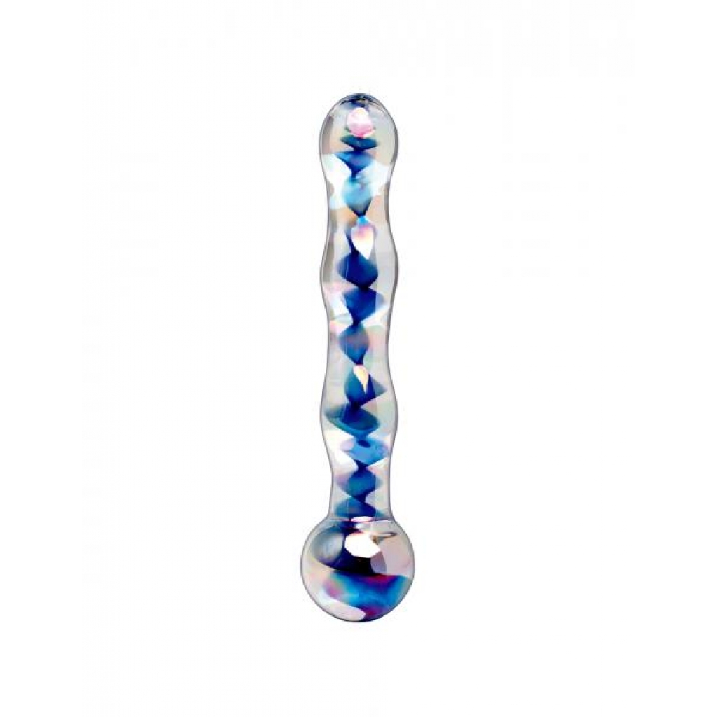 Icicles No 8 Clear Blue Glass Massager