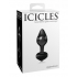 Icicles #44 Black Glass Butt Plug