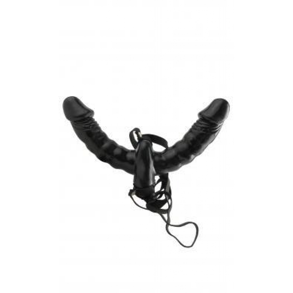 Vibrating Double Delight Strap On - 6