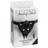 Vibrating Plush Harness - Black O/S