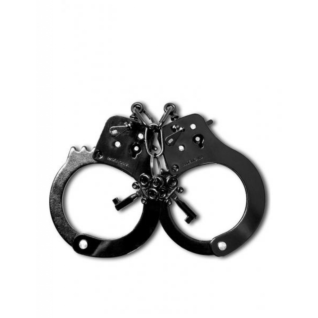 Fetish Fantasy Series Anodized Metal Cuffs - Black