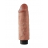 King Penis 6 Inches Vibrating Tan Dildo