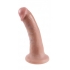 King Penis 6-Inch Beige Dildo