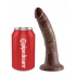 King Penis Realistic 7-Inch Dildo - Brown