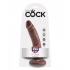 King Penis Realistic 7-Inch Dildo - Brown