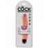 King Penis 6 inches Vibrating Stiffy Beige