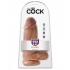 King Penis Chubby 9-Inch Tan Dildo