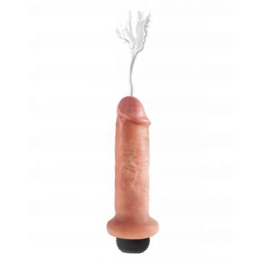 King Penis 6 inches Squirting Dildo - Beige