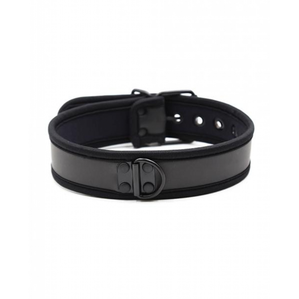 Plesur Neoprene Puppy Collar - Black