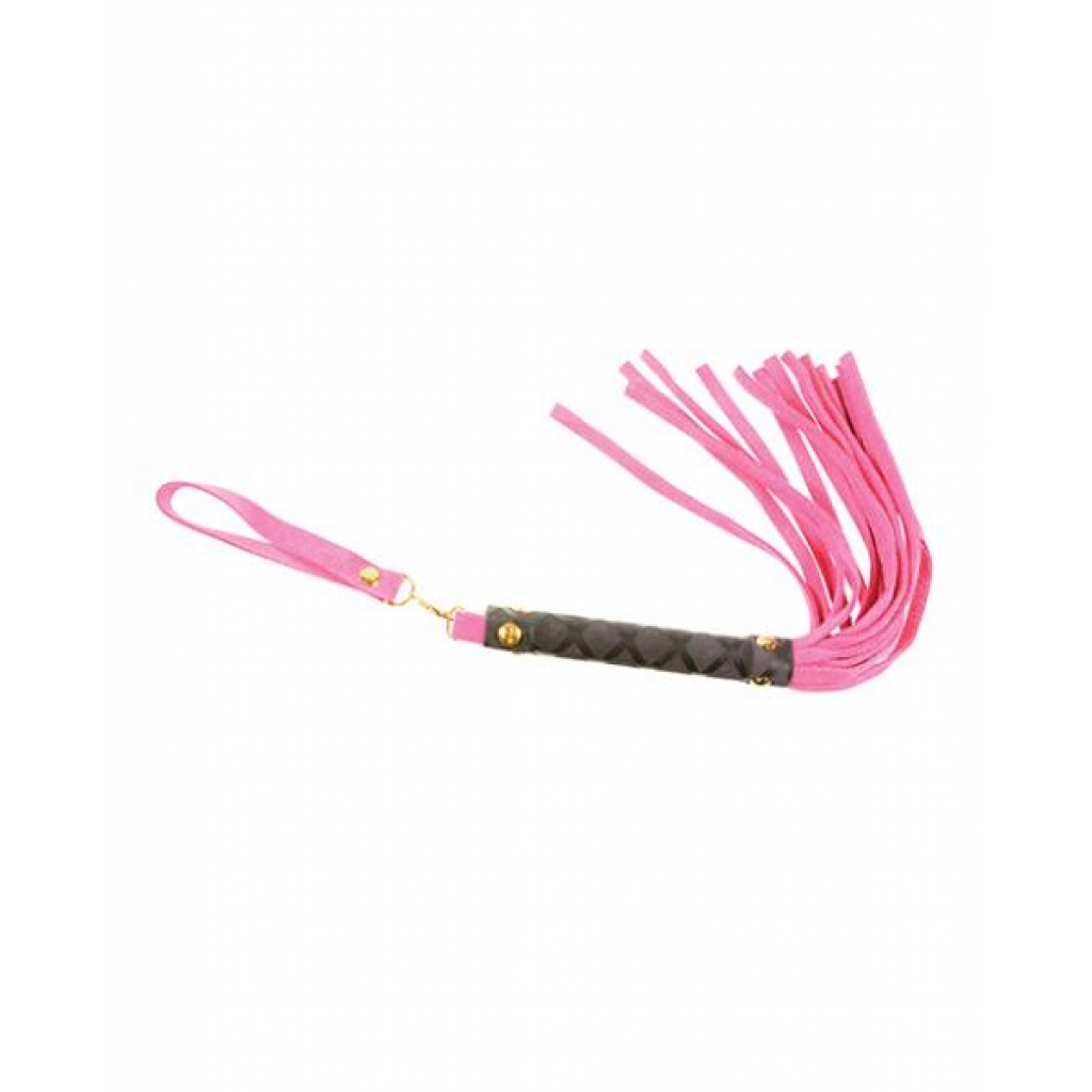 Plesur Mini Leather Flogger - Pink