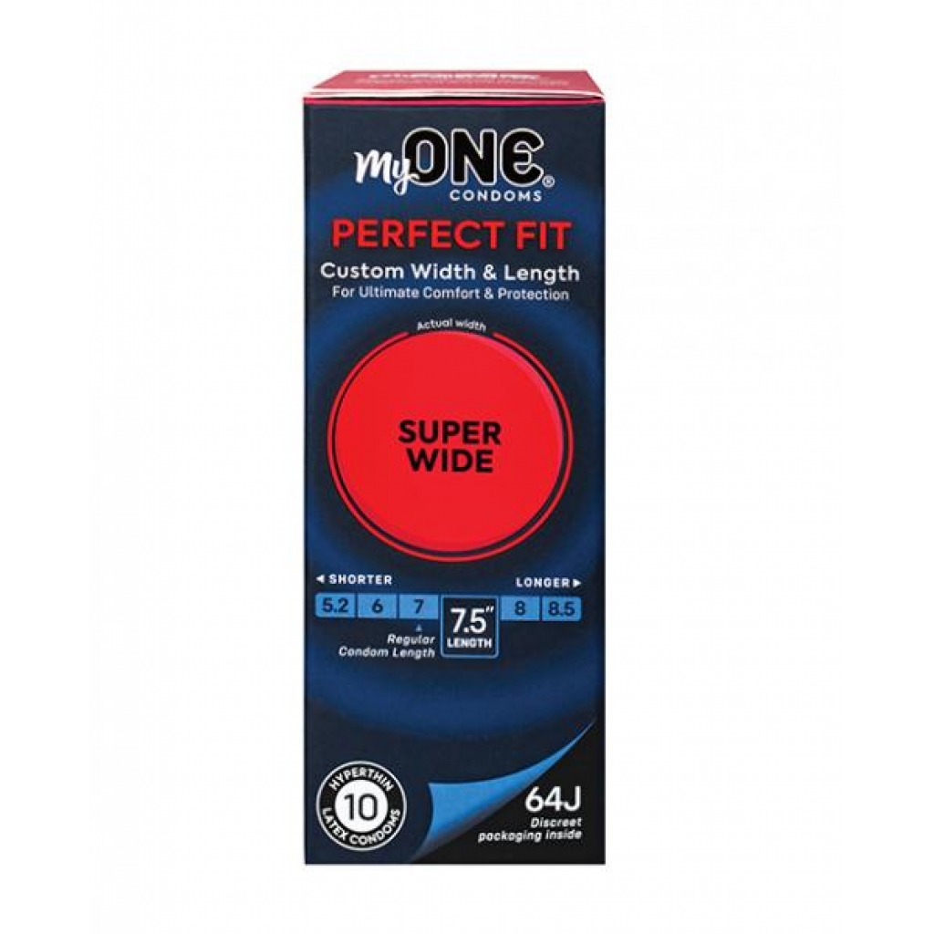 MyONE Custom Fit Super Wide Condoms - Pack of 10